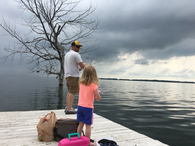 Fishing Stump Lake in Tolna, ND