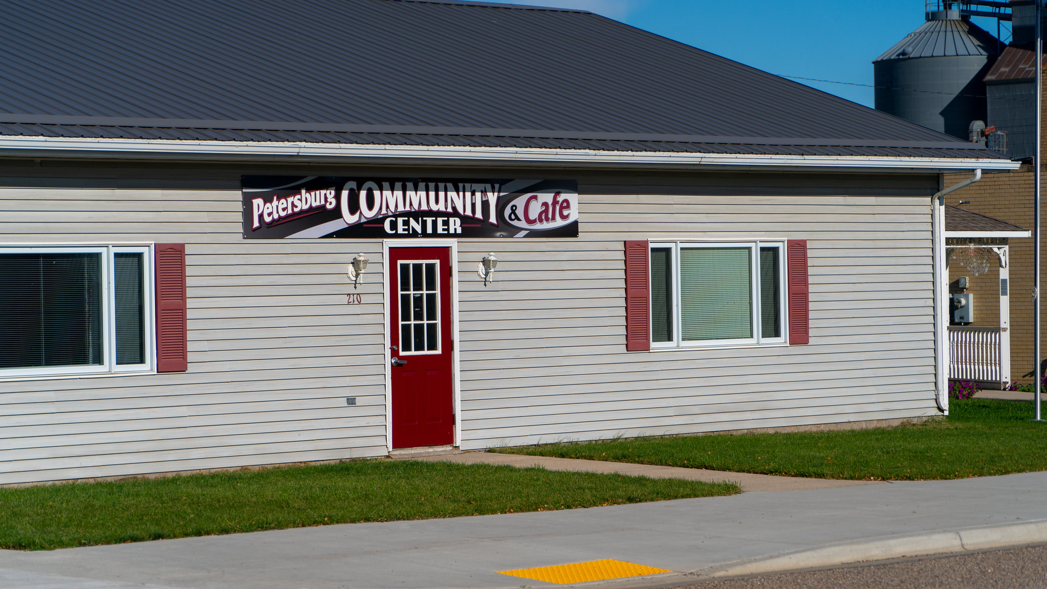 the community center in Petersburg, ND